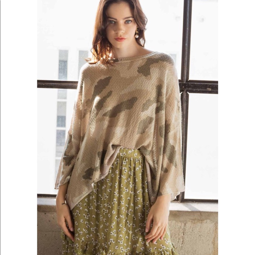 POL Camo Print Lightweight Sweater - Picture 8 of 16